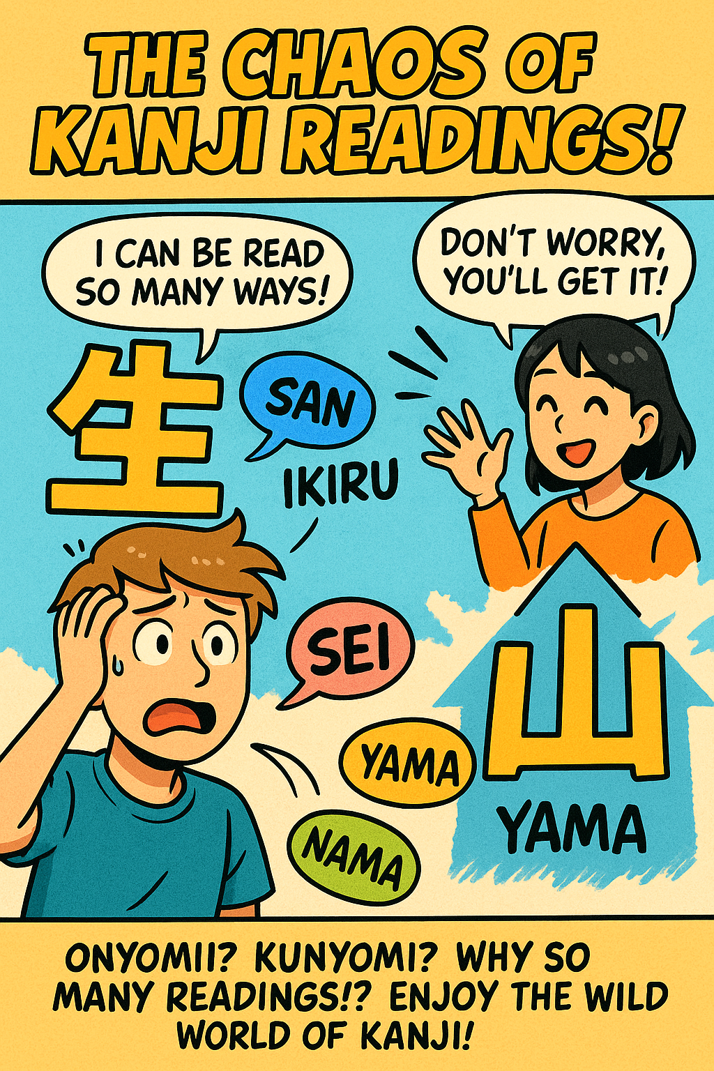 Onyomi and Kunyomi